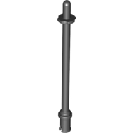 Lego tyčinka hůlka s čepem a zarážkou, černá (4120251, 4209159)